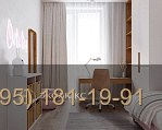 Детская современная спальня для подростка в пастельных тонах фото 8