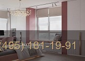 Детская мебель NEOCLASSICA с оконным подиумом и шкафами фото 6