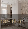 Встроенный детский гардероб и зона с пианино фото 8
