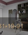 Скандинавский рабочий стол с полками для двоих детей фото 5