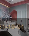 Скандинавский рабочий стол с полками для двоих детей фото 8