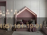 Детское рабочее место в стиле сканди с розовой столешницей фото 6